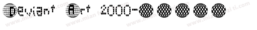 Deviant Art 2000字体转换